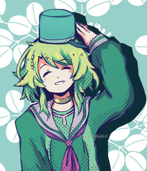 Flat colours ,Half body, background = £28 (~$38) (f)